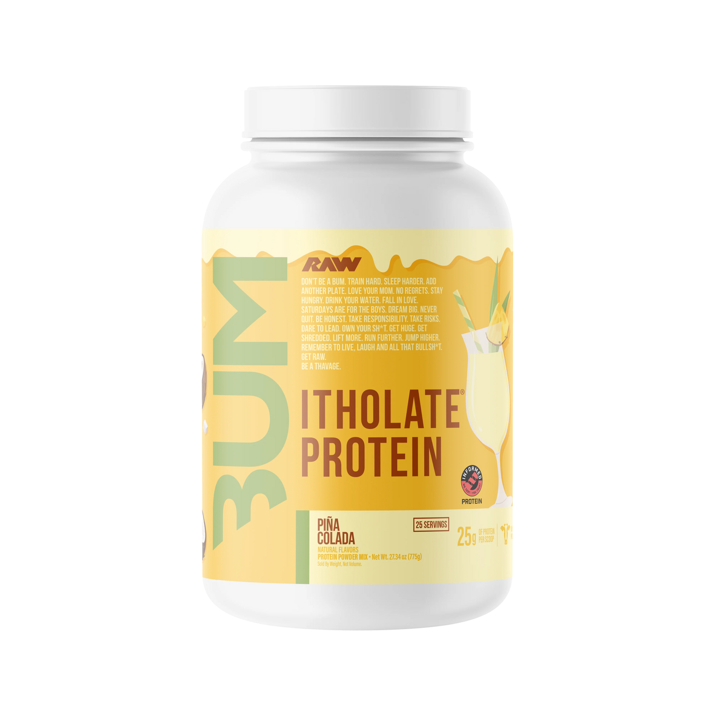 RAW CBUM ITHOLATE 2 LB “PIÑA COLADA” EDICIÓN LIMITADA