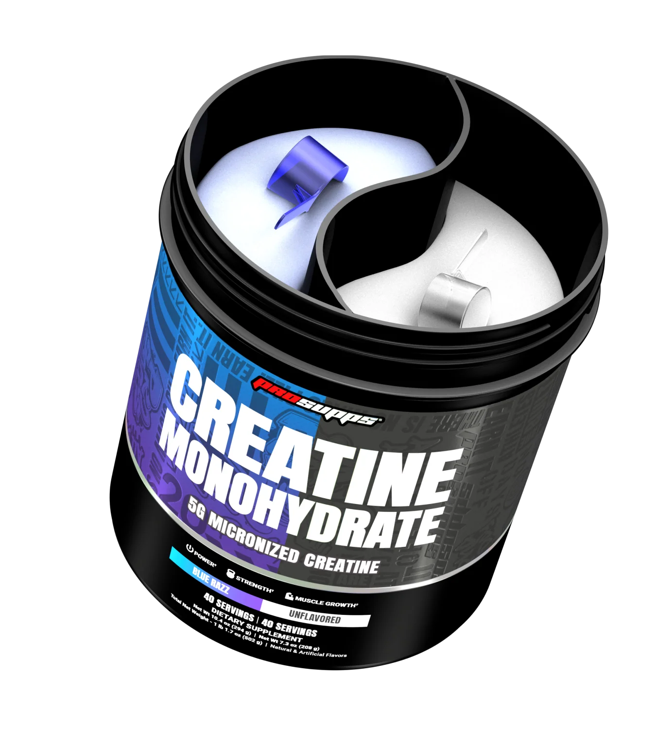 PROSUPPS CREATINE DUAL TUB BLUE RAZZ