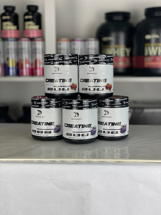 DRAGON CREATINE MONOHYDRATE 306 GR “SABORES NUEVO”