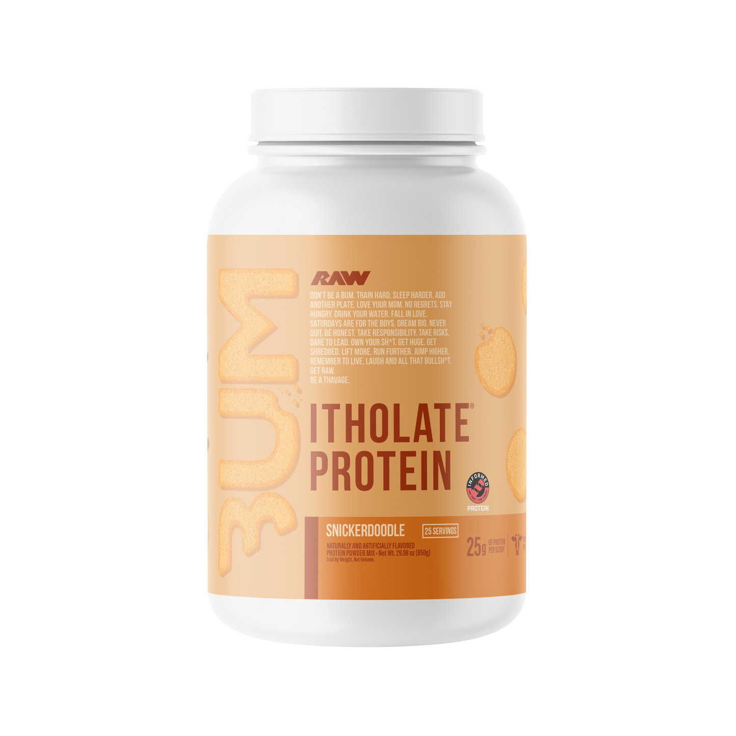RAW CBUM ITHOLATE 2 LB “SNICKERDOODLE” EDICIÓN LIMITADA