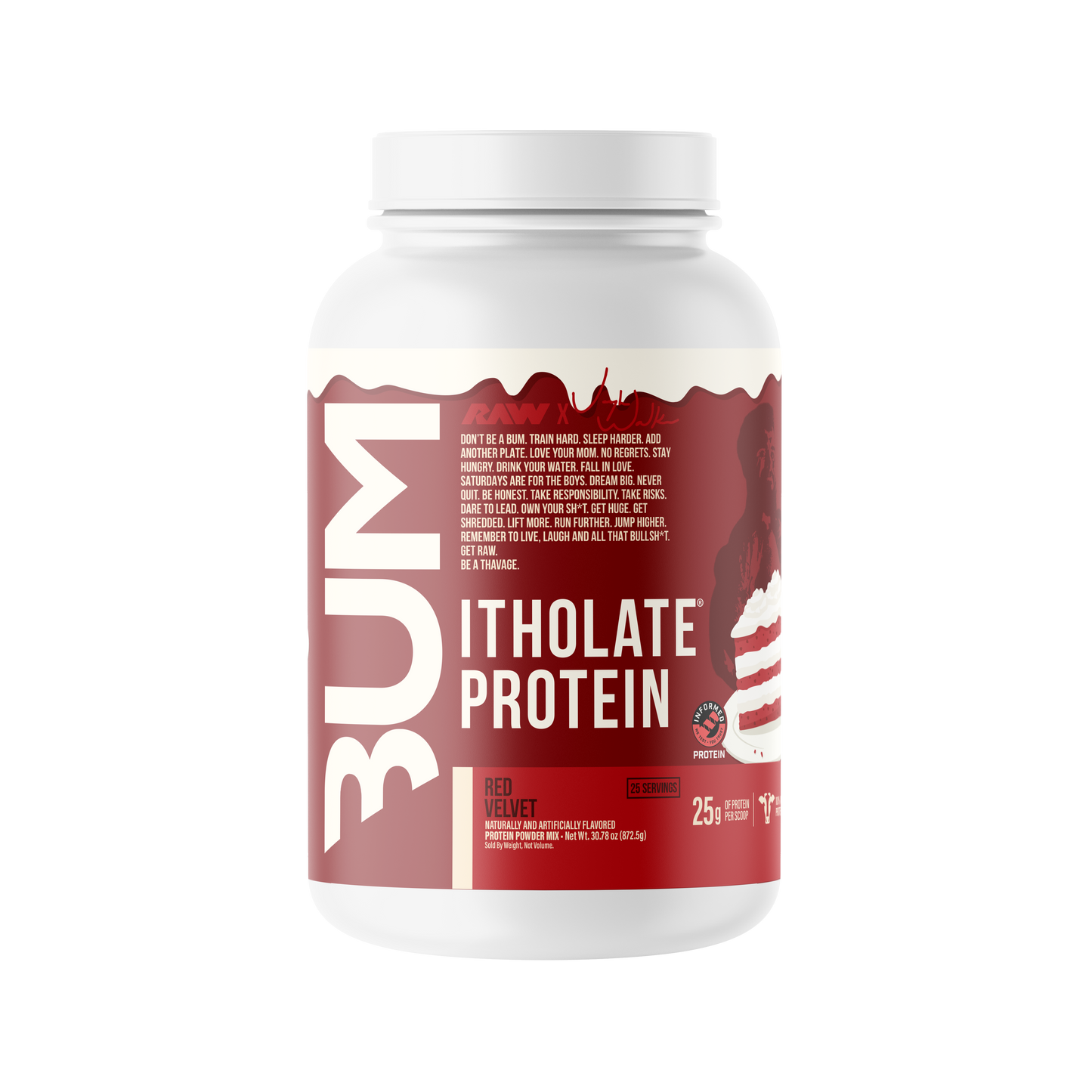 RAW CBUM ITHOLATE 2 LB “RED VELVET” EDICIÓN LIMITADA